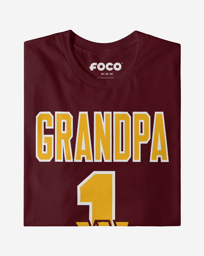 Washington Commanders Number 1 Grandpa T-Shirt FOCO - FOCO.com