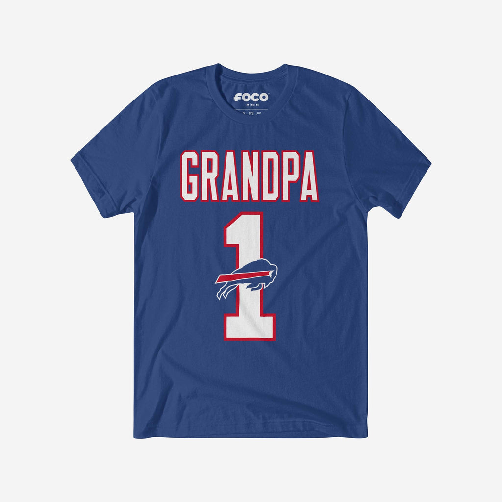Buffalo Bills Number 1 Grandpa T-Shirt FOCO S - FOCO.com