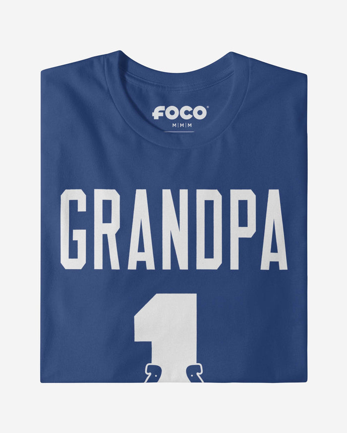 Indianapolis Colts Number 1 Grandpa T-Shirt FOCO - FOCO.com