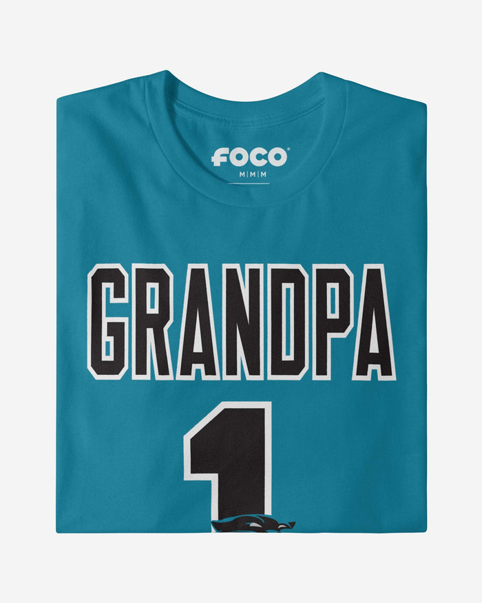 Carolina Panthers Number 1 Grandpa T-Shirt FOCO - FOCO.com