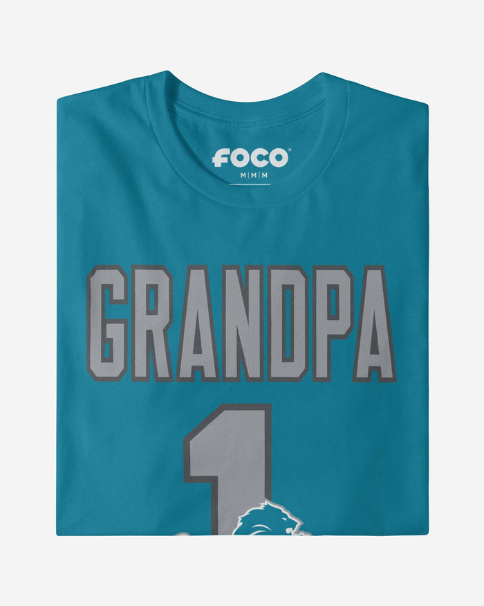 Detroit Lions Number 1 Grandpa T-Shirt FOCO - FOCO.com