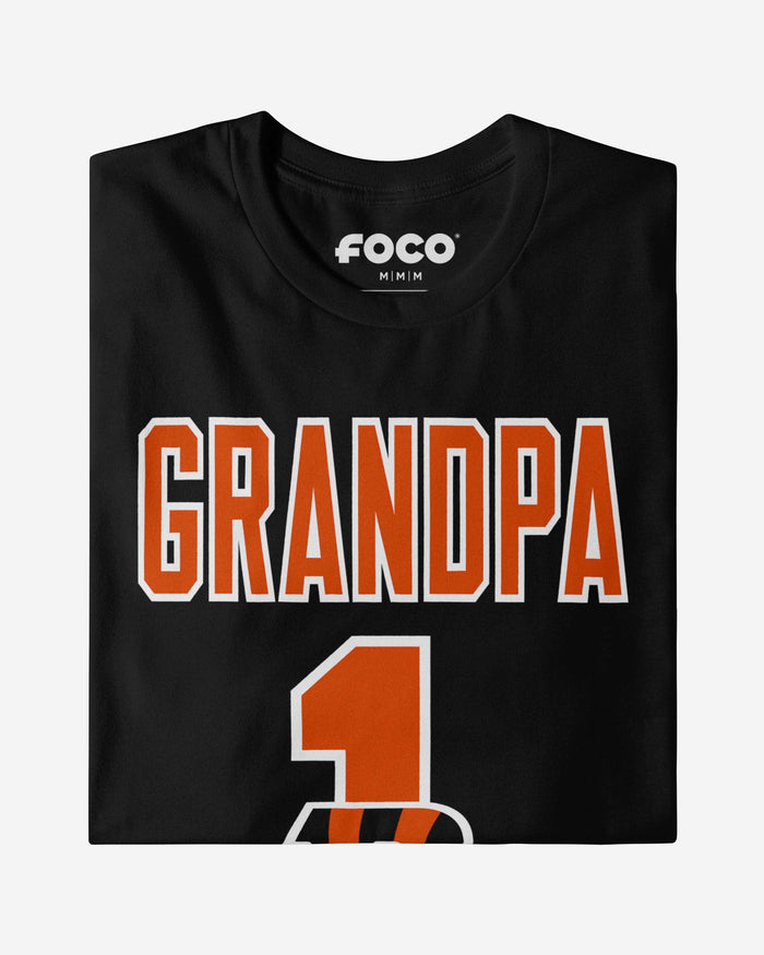 Cincinnati Bengals Number 1 Grandpa T-Shirt FOCO - FOCO.com