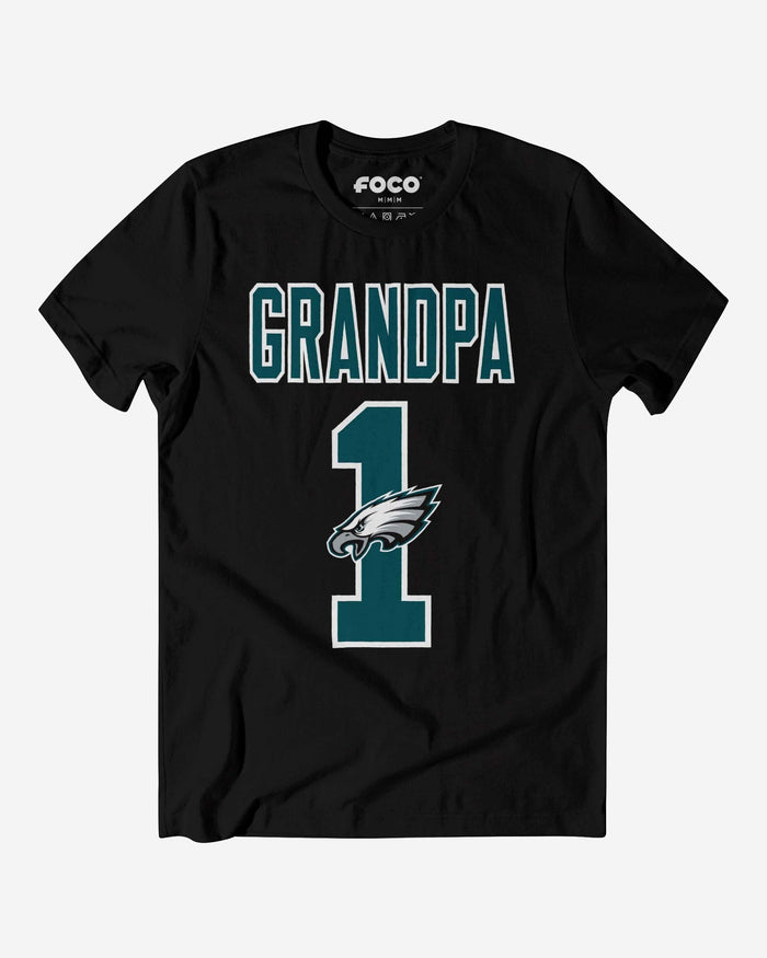 Philadelphia Eagles Number 1 Grandpa T-Shirt FOCO S - FOCO.com