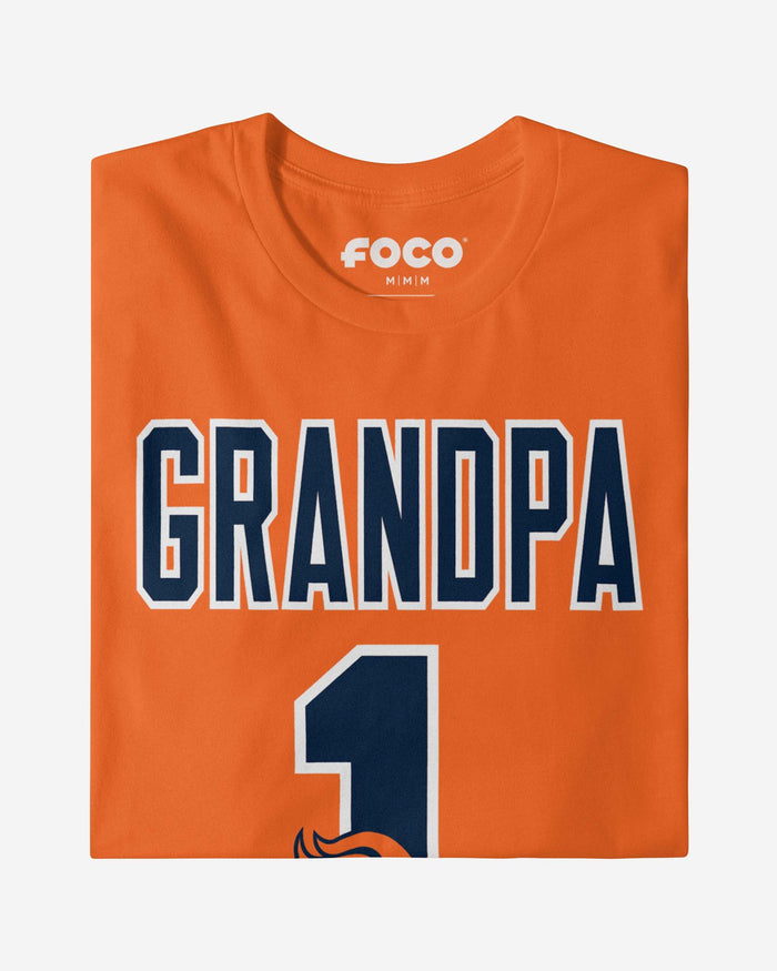 Denver Broncos Number 1 Grandpa T-Shirt FOCO - FOCO.com