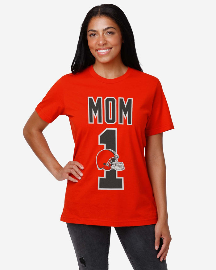 Cleveland Browns Number 1 Mom T-Shirt FOCO - FOCO.com
