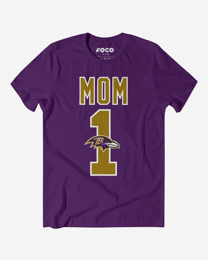 Baltimore Ravens Number 1 Mom T-Shirt FOCO S - FOCO.com