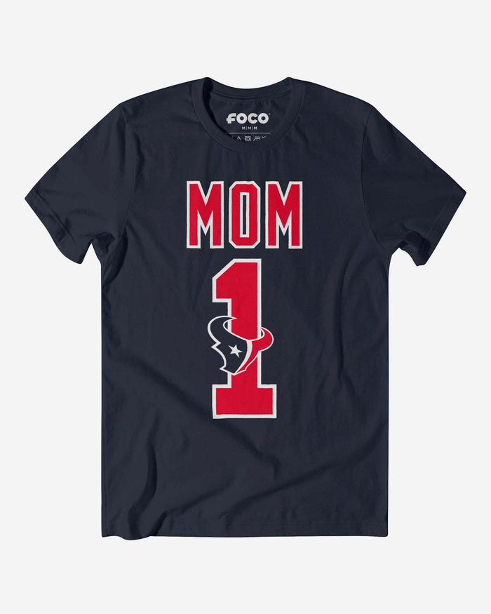 Houston Texans Number 1 Mom T-Shirt FOCO S - FOCO.com