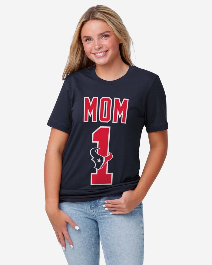 Houston Texans Number 1 Mom T-Shirt FOCO - FOCO.com