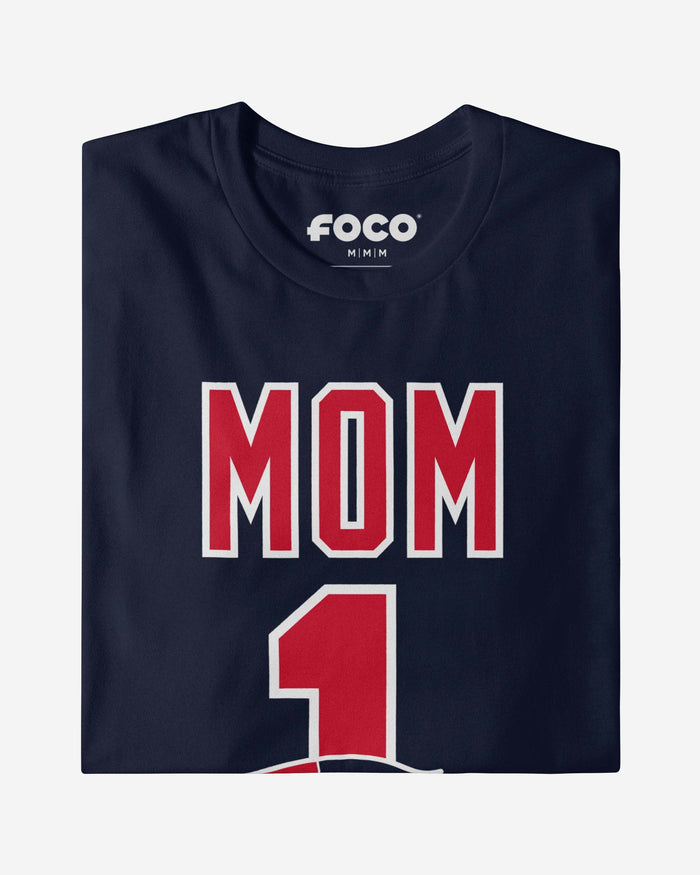 New England Patriots Number 1 Mom T-Shirt FOCO - FOCO.com