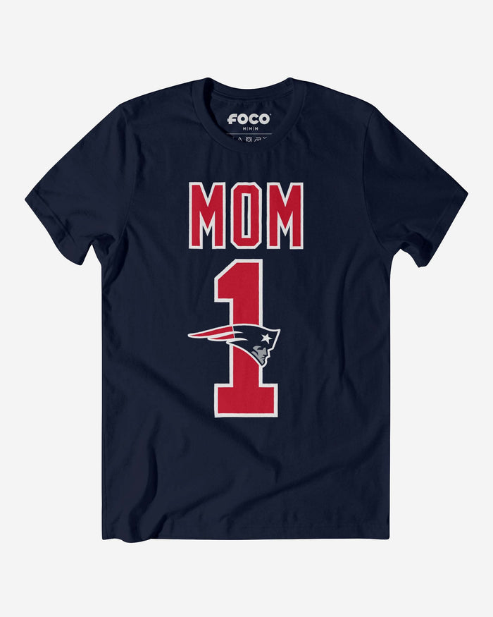 New England Patriots Number 1 Mom T-Shirt FOCO S - FOCO.com