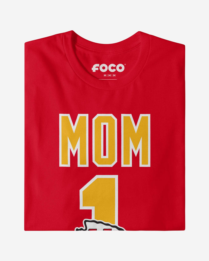 Kansas City Chiefs Number 1 Mom T-Shirt FOCO - FOCO.com
