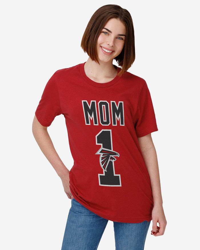 Atlanta Falcons Number 1 Mom T-Shirt FOCO - FOCO.com