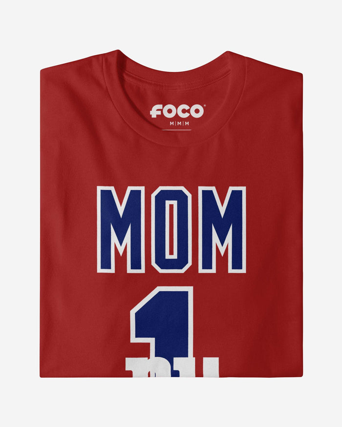 New York Giants Number 1 Mom T-Shirt FOCO - FOCO.com