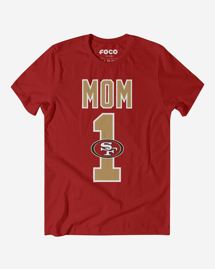 San Francisco 49ers Number 1 Mom T-Shirt FOCO S - FOCO.com
