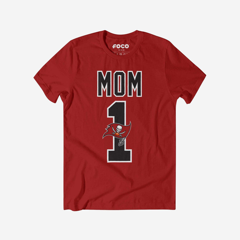 Tampa Bay Buccaneers Number 1 Mom T-Shirt FOCO S - FOCO.com