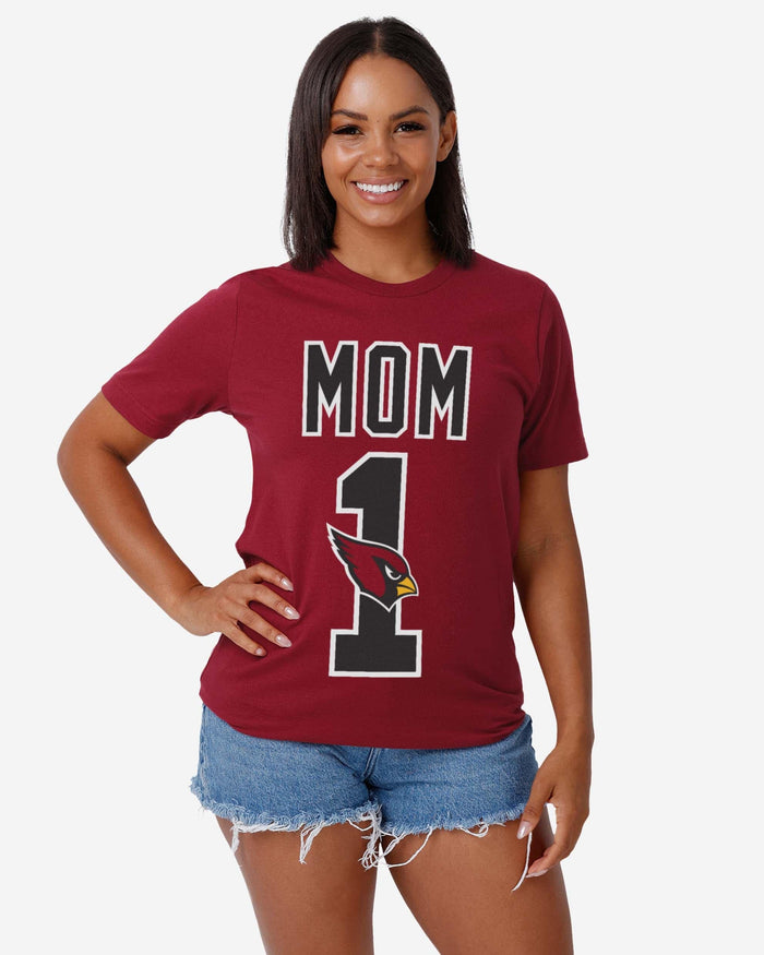 Arizona Cardinals Number 1 Mom T-Shirt FOCO - FOCO.com
