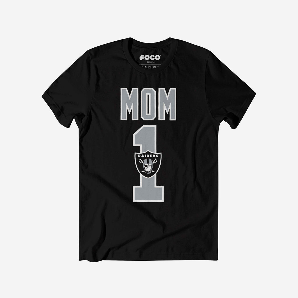 Las Vegas Raiders Number 1 Mom T-Shirt FOCO S - FOCO.com