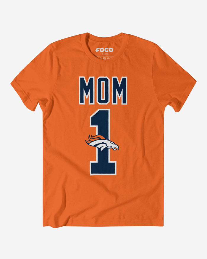 Denver Broncos Number 1 Mom T-Shirt FOCO S - FOCO.com