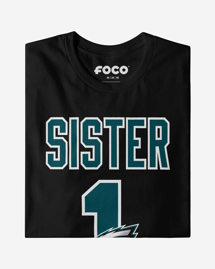 Philadelphia Eagles Number 1 Sister T-Shirt FOCO - FOCO.com