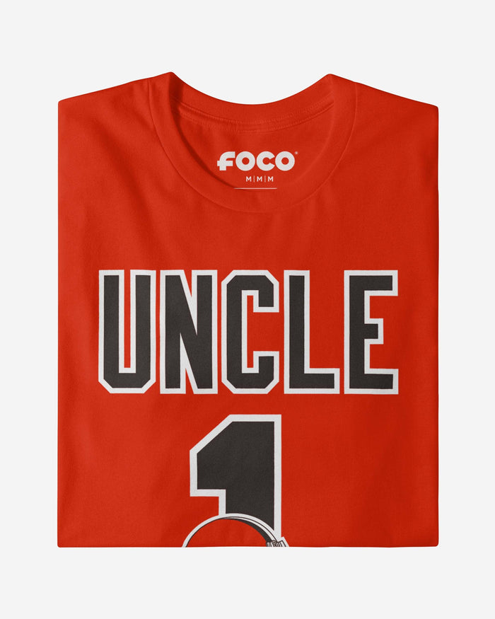 Cleveland Browns Number 1 Uncle T-Shirt FOCO - FOCO.com