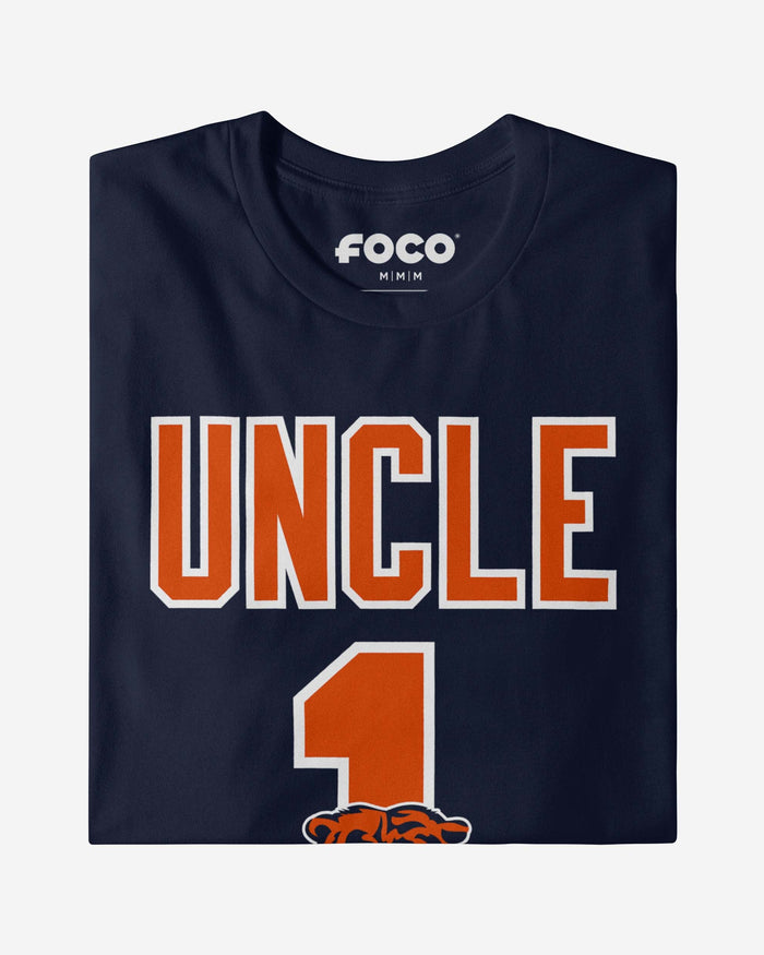 Chicago Bears Number 1 Uncle T-Shirt FOCO - FOCO.com