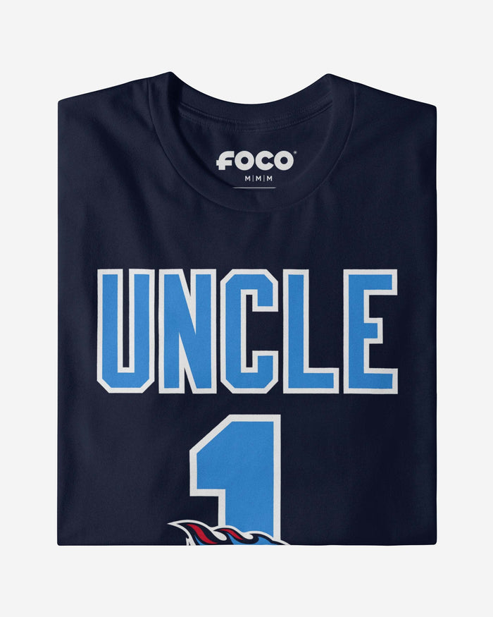 Tennessee Titans Number 1 Uncle T-Shirt FOCO - FOCO.com