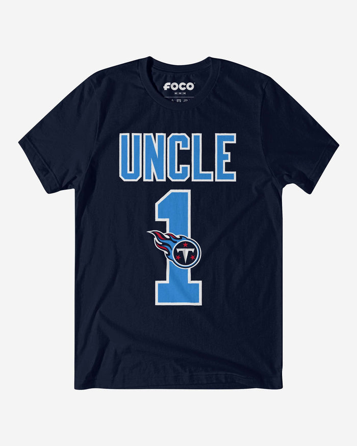 Tennessee Titans Number 1 Uncle T-Shirt FOCO S - FOCO.com