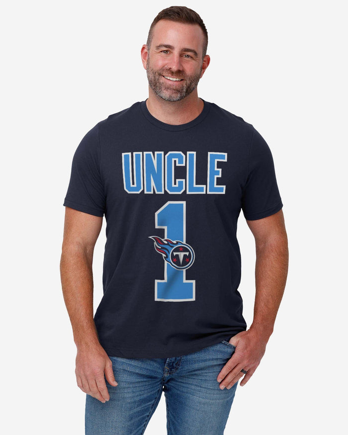 Tennessee Titans Number 1 Uncle T-Shirt FOCO - FOCO.com