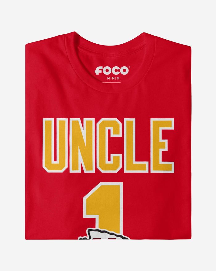 Kansas City Chiefs Number 1 Uncle T-Shirt FOCO - FOCO.com