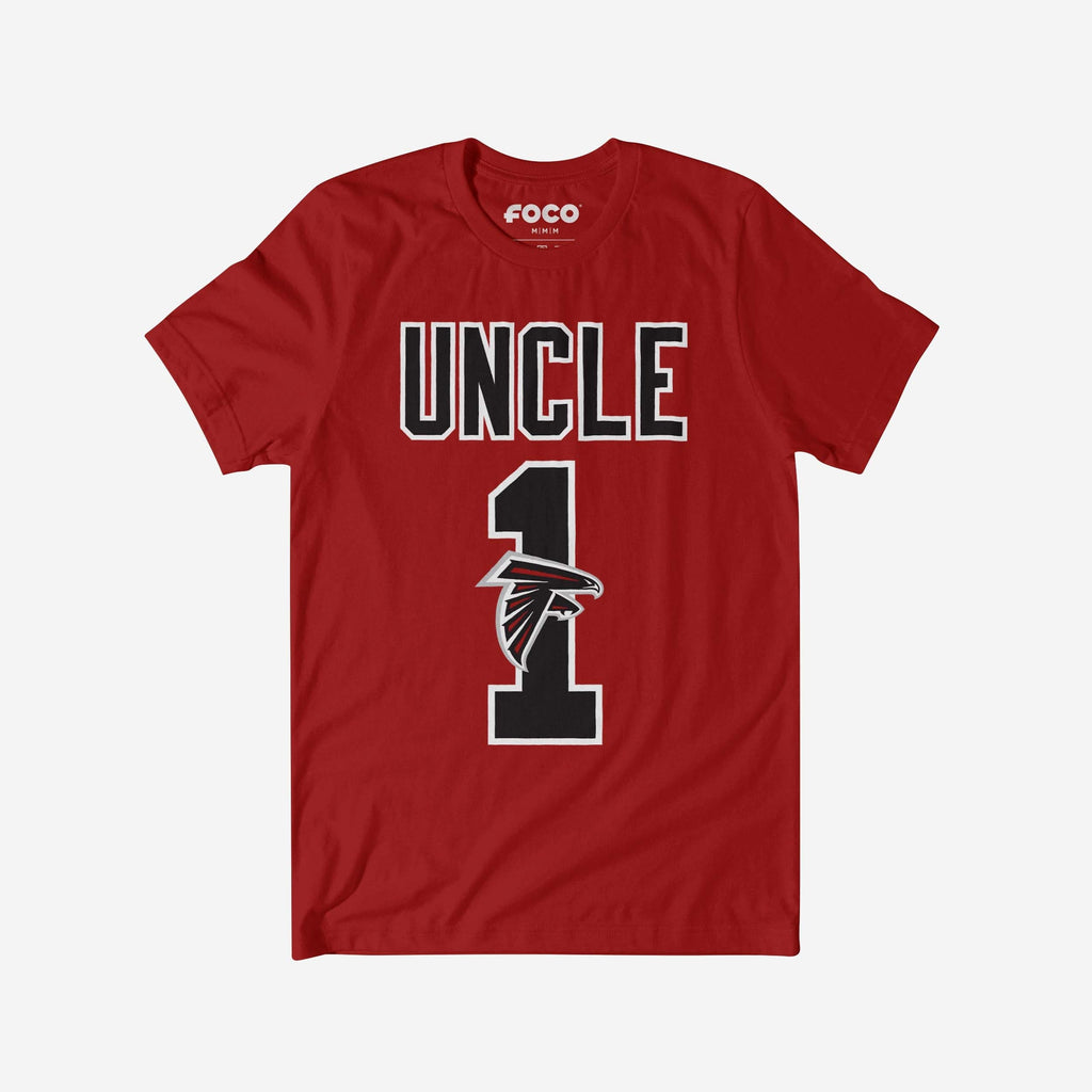 Atlanta Falcons Number 1 Uncle T-Shirt FOCO S - FOCO.com