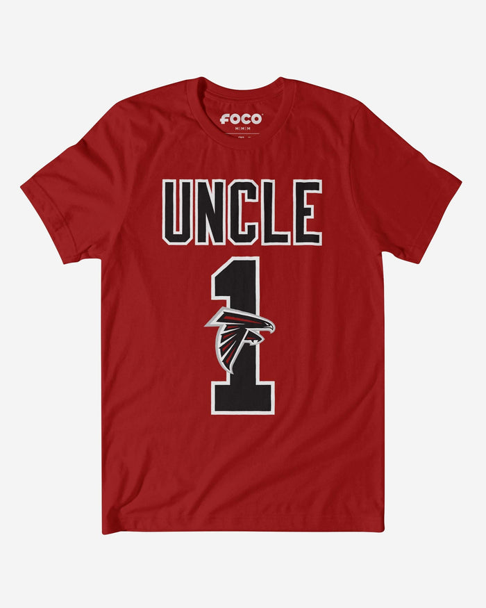 Atlanta Falcons Number 1 Uncle T-Shirt FOCO S - FOCO.com