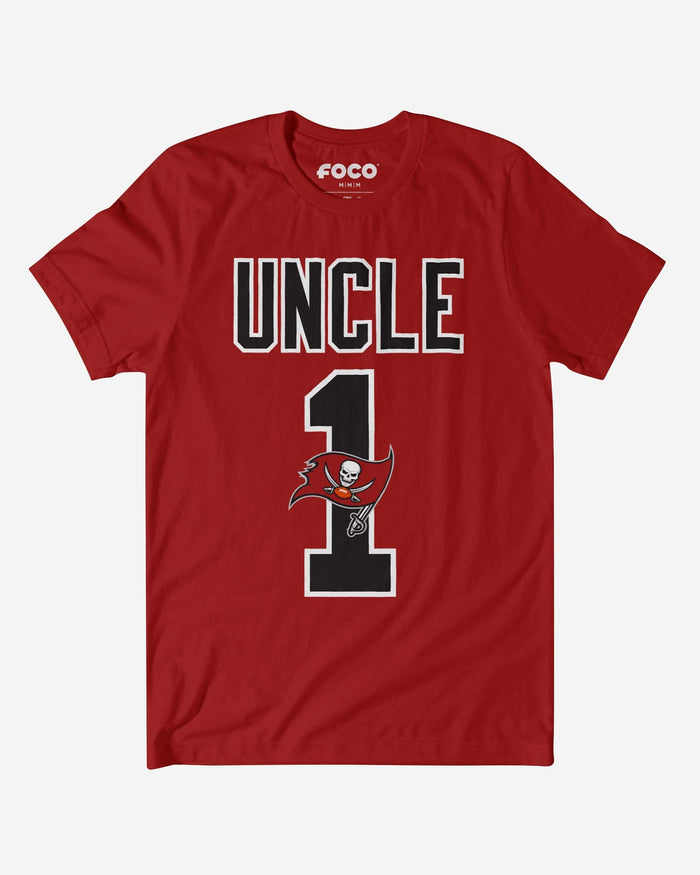 Tampa Bay Buccaneers Number 1 Uncle T-Shirt FOCO S - FOCO.com