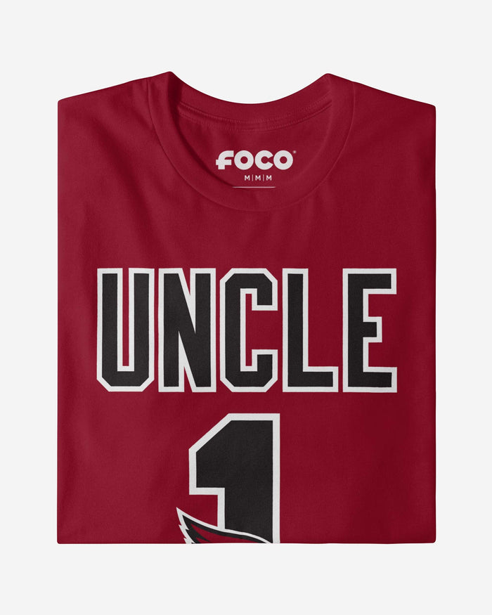 Arizona Cardinals Number 1 Uncle T-Shirt FOCO - FOCO.com