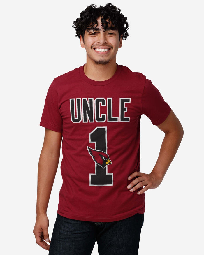 Arizona Cardinals Number 1 Uncle T-Shirt FOCO - FOCO.com