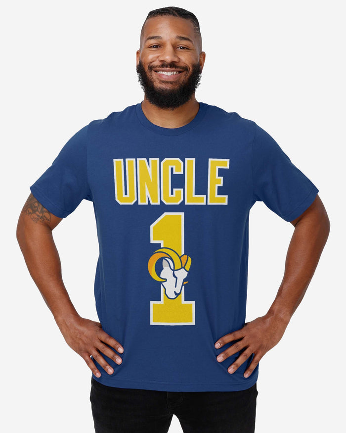Los Angeles Rams Number 1 Uncle T-Shirt FOCO - FOCO.com