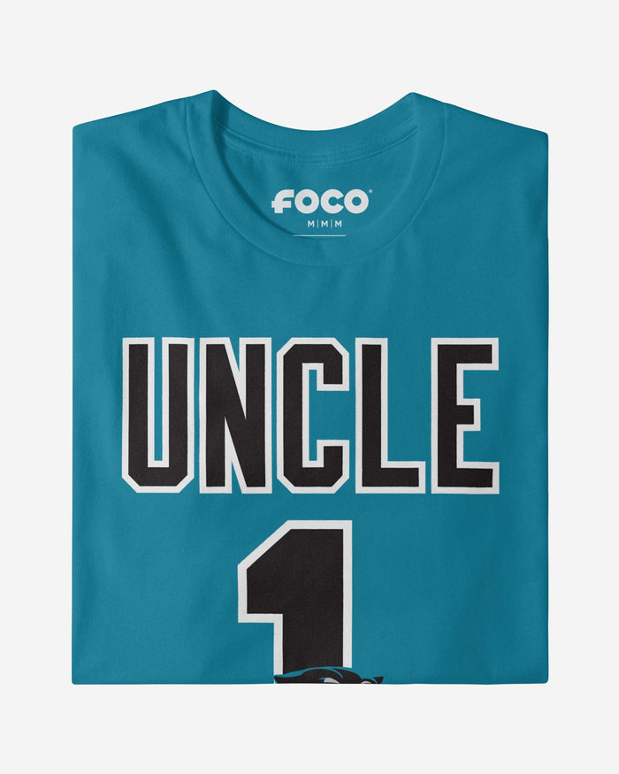 Carolina Panthers Number 1 Uncle T-Shirt FOCO - FOCO.com