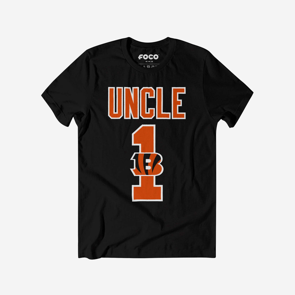 Cincinnati Bengals Number 1 Uncle T-Shirt FOCO S - FOCO.com