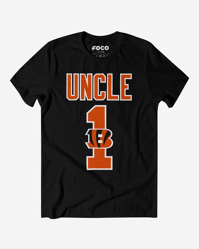 Cincinnati Bengals Number 1 Uncle T-Shirt FOCO S - FOCO.com