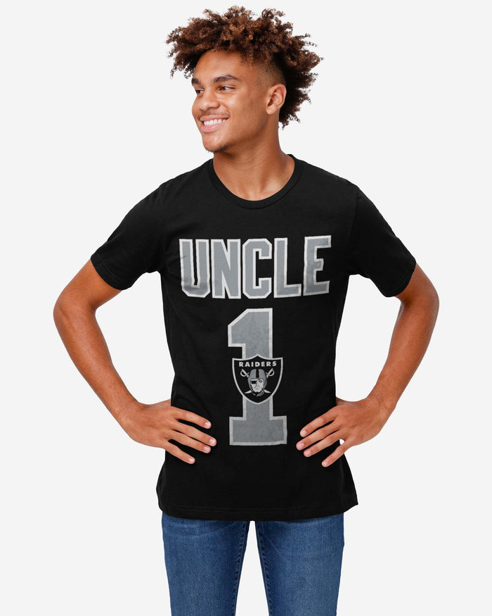 Las Vegas Raiders Number 1 Uncle T-Shirt FOCO - FOCO.com