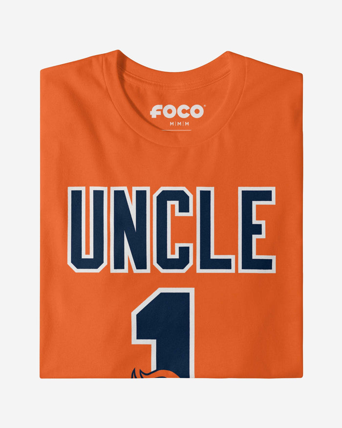 Denver Broncos Number 1 Uncle T-Shirt FOCO - FOCO.com