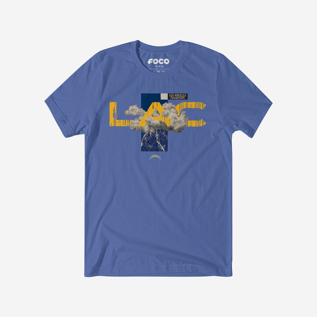 Los Angeles Chargers 2025 NFL Draft Cluster T-Shirt FOCO S - FOCO.com