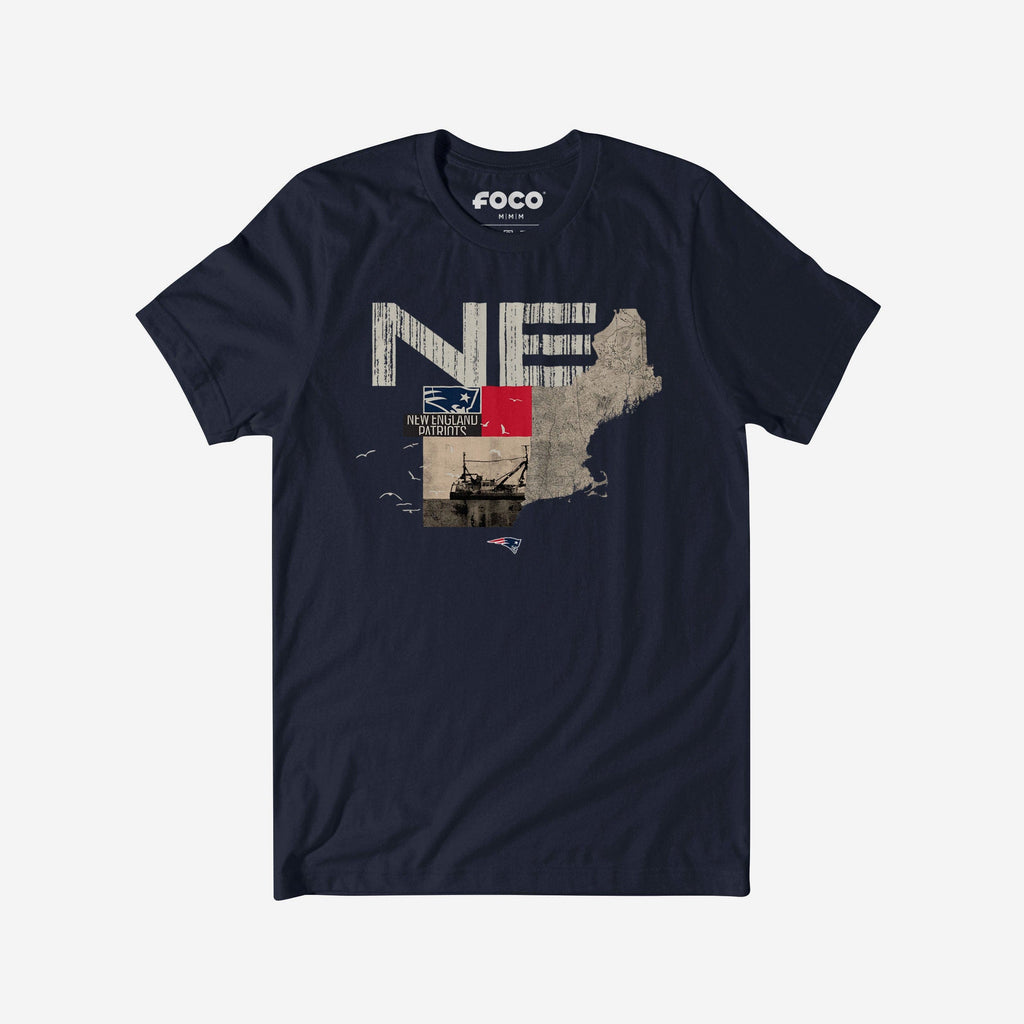 New England Patriots 2025 NFL Draft Cluster T-Shirt FOCO S - FOCO.com