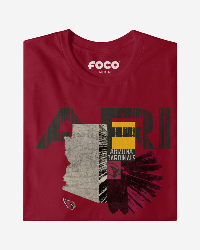 Arizona Cardinals 2025 NFL Draft Cluster T-Shirt FOCO - FOCO.com