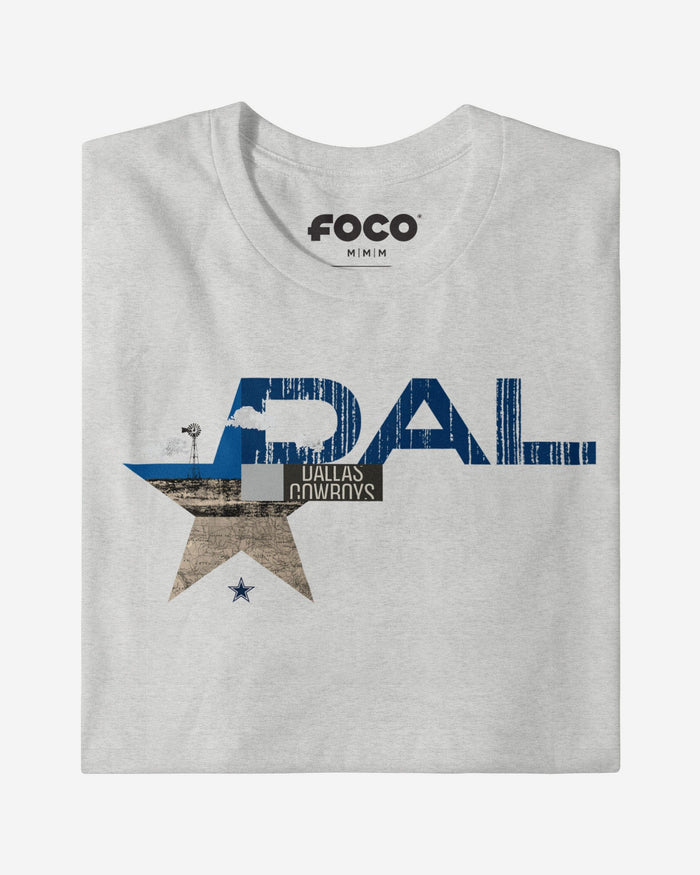 Dallas Cowboys 2025 NFL Draft Cluster T-Shirt FOCO - FOCO.com