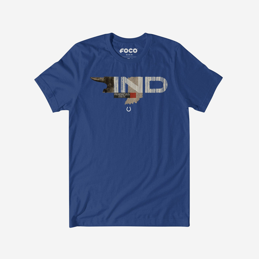 Indianapolis Colts 2025 NFL Draft Cluster T-Shirt FOCO S - FOCO.com