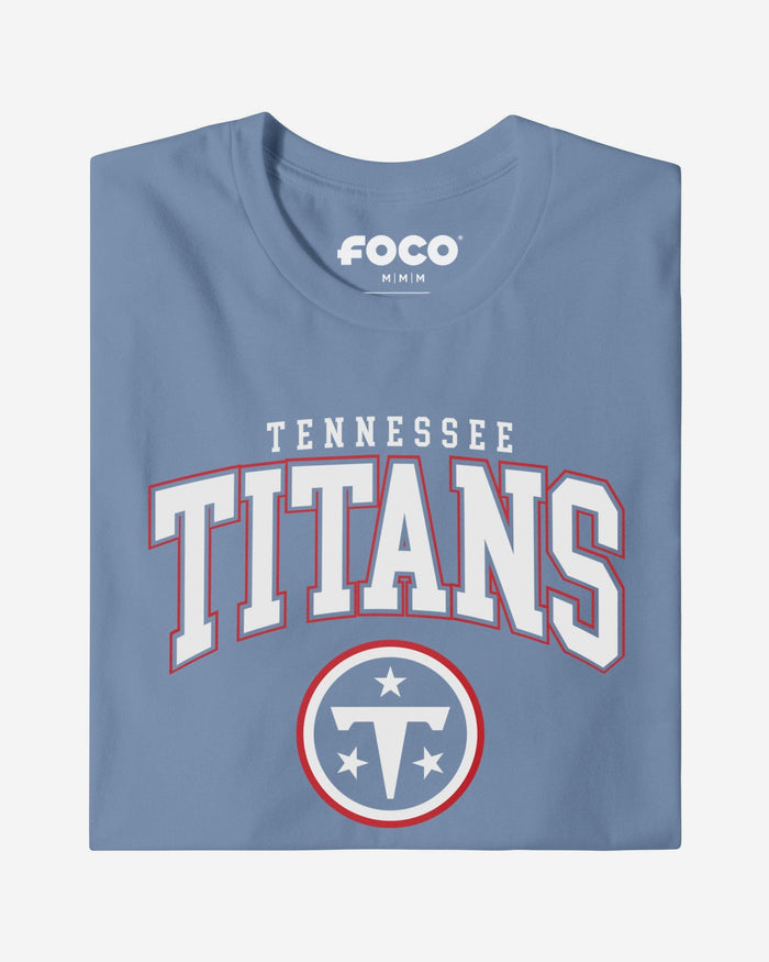 Tennessee Titans Classic Logo T-Shirt FOCO Carolina Blue S - FOCO.com