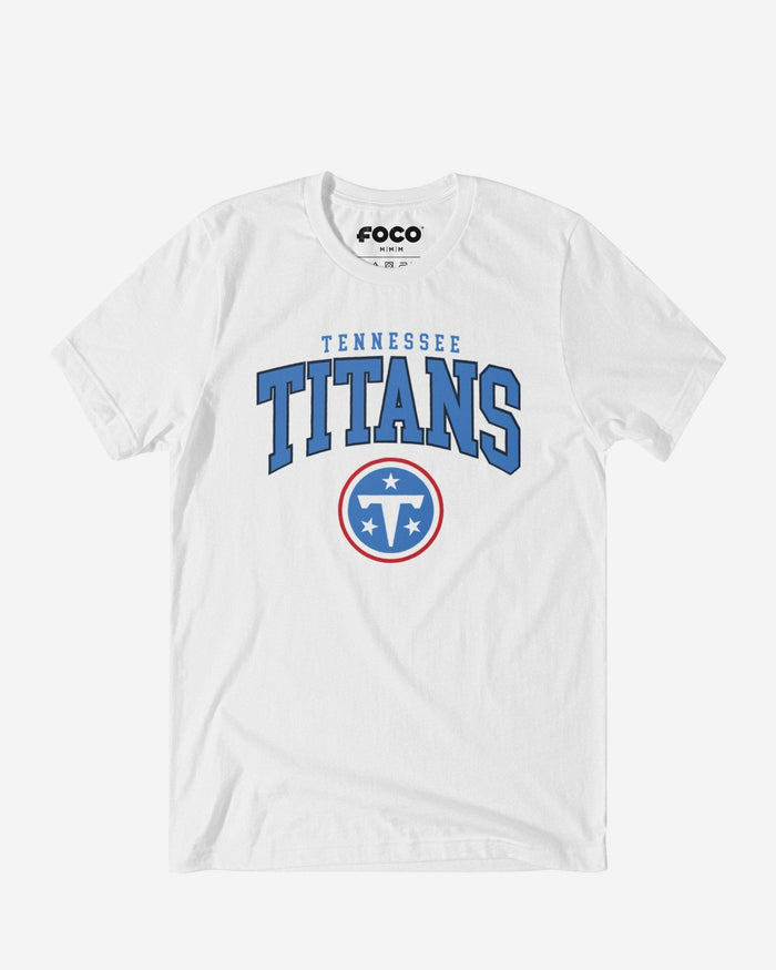 Tennessee Titans Classic Logo T-Shirt FOCO White S - FOCO.com