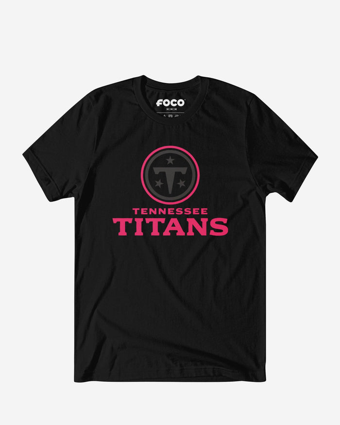 Tennessee Titans Highlight Reel T-Shirt FOCO Black/Neon Pink S - FOCO.com