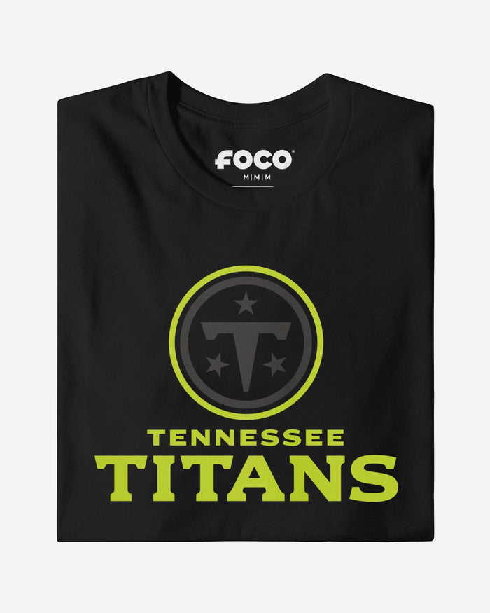 Tennessee Titans Highlight Reel T-Shirt FOCO Black/Neon Pink S - FOCO.com