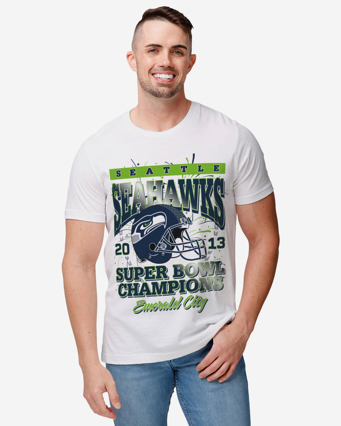 Seattle Seahawks Super Bowl XLVIII Champions T-Shirt FOCO - FOCO.com